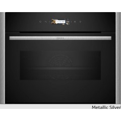 Neff C29MR21Y0 Εντοιχιζόμενος Φούρνος Μικροκυμάτων με Grill 45lt Μαύρος / Metallic Silver